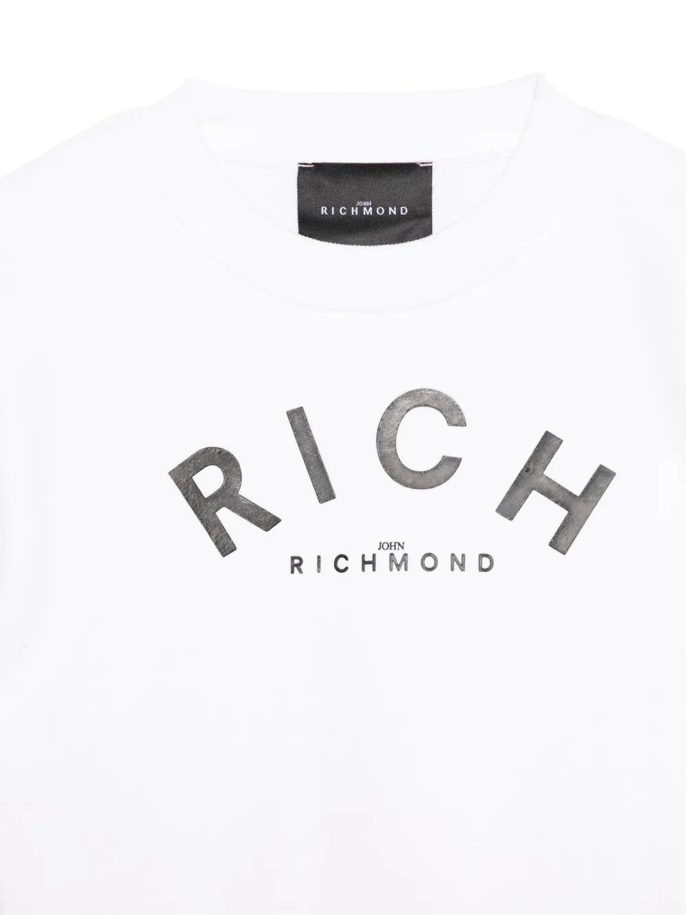 John Richmond Junior logo-print sweatshirt Wit