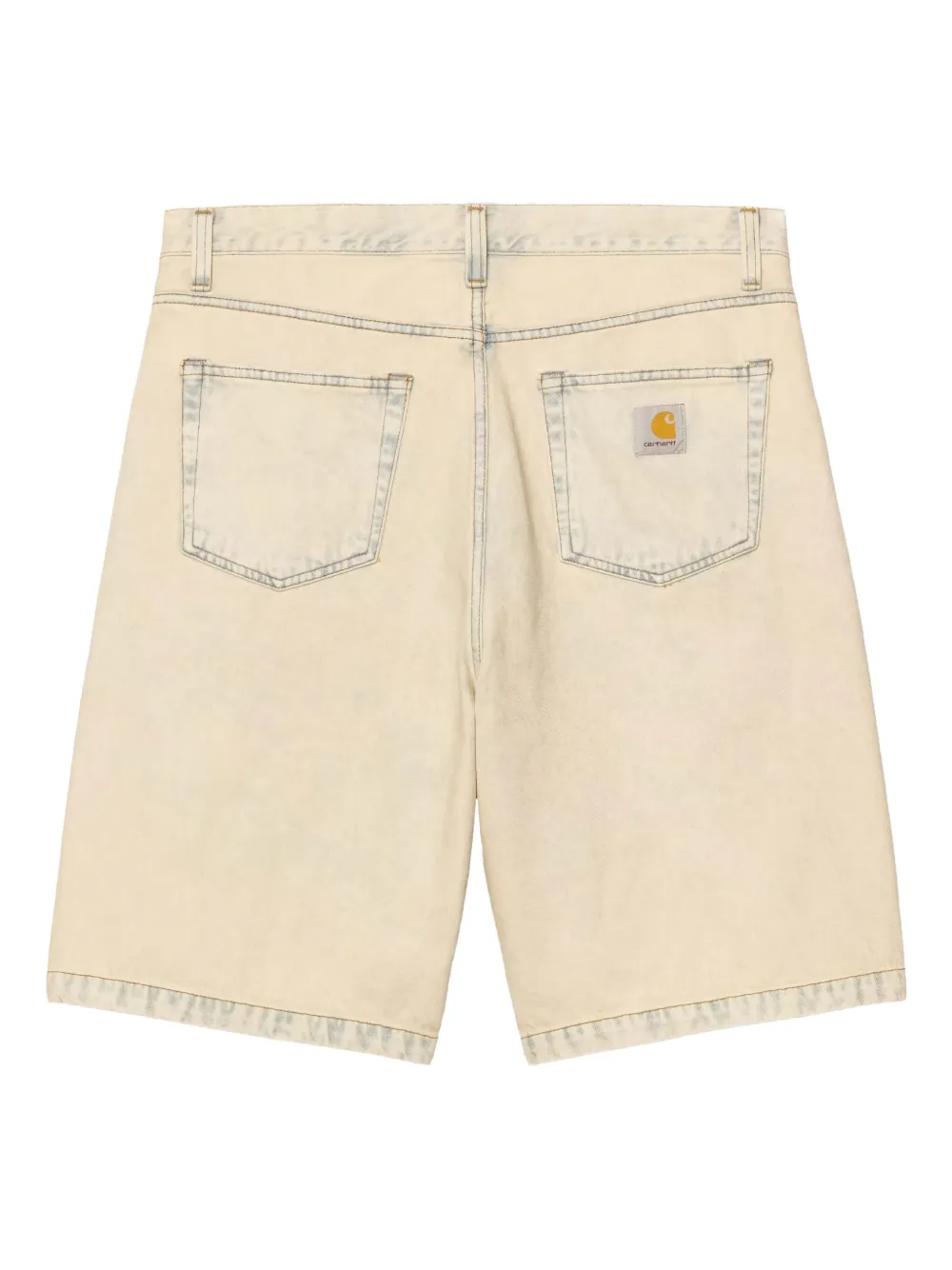 Carhartt WIP cotton denim shorts Beige