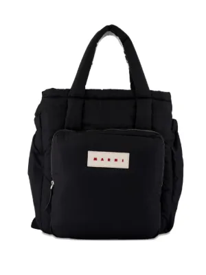 【新品】25AW MARNI マルニ バックパック 黒 puff Marni Puff バックル バックパック | ブラック | FARFETCH JP