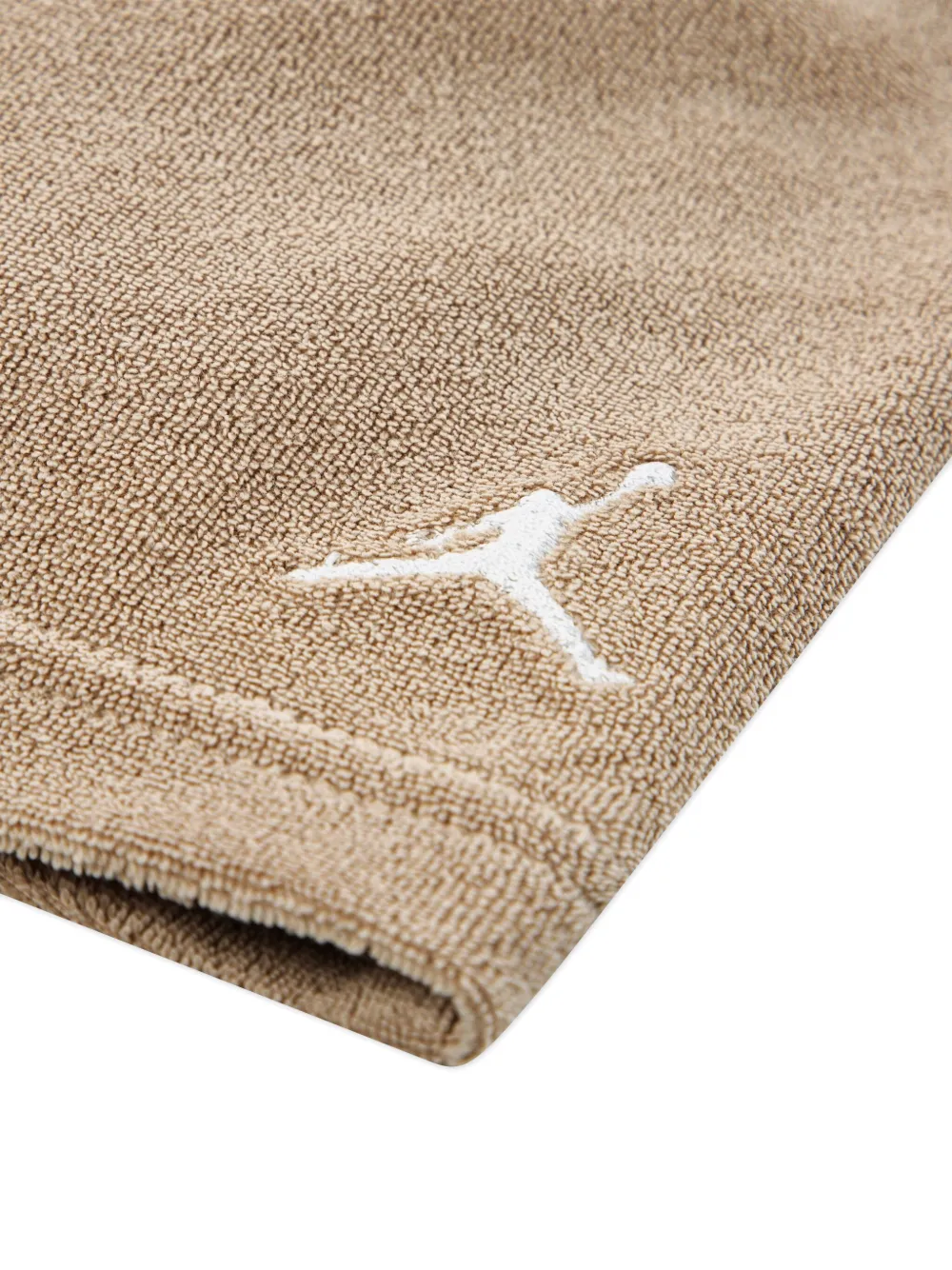 Jordan Kids Badstof shorts set met geborduurd logo Bruin