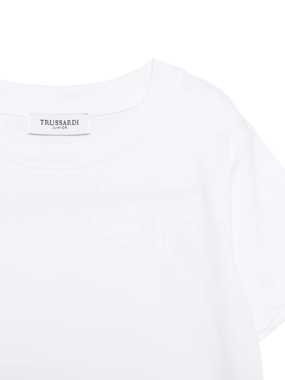 TRUSSARDI JUNIOR cotton T-shirt Wit