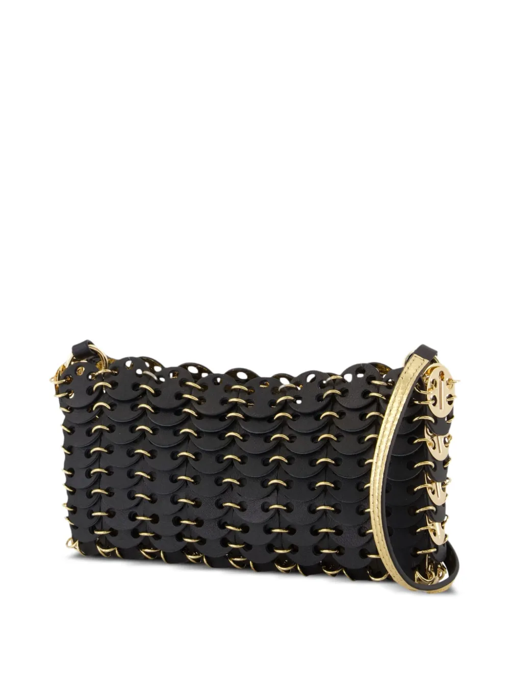 Rabanne nano 1969 shoulder bag Zwart