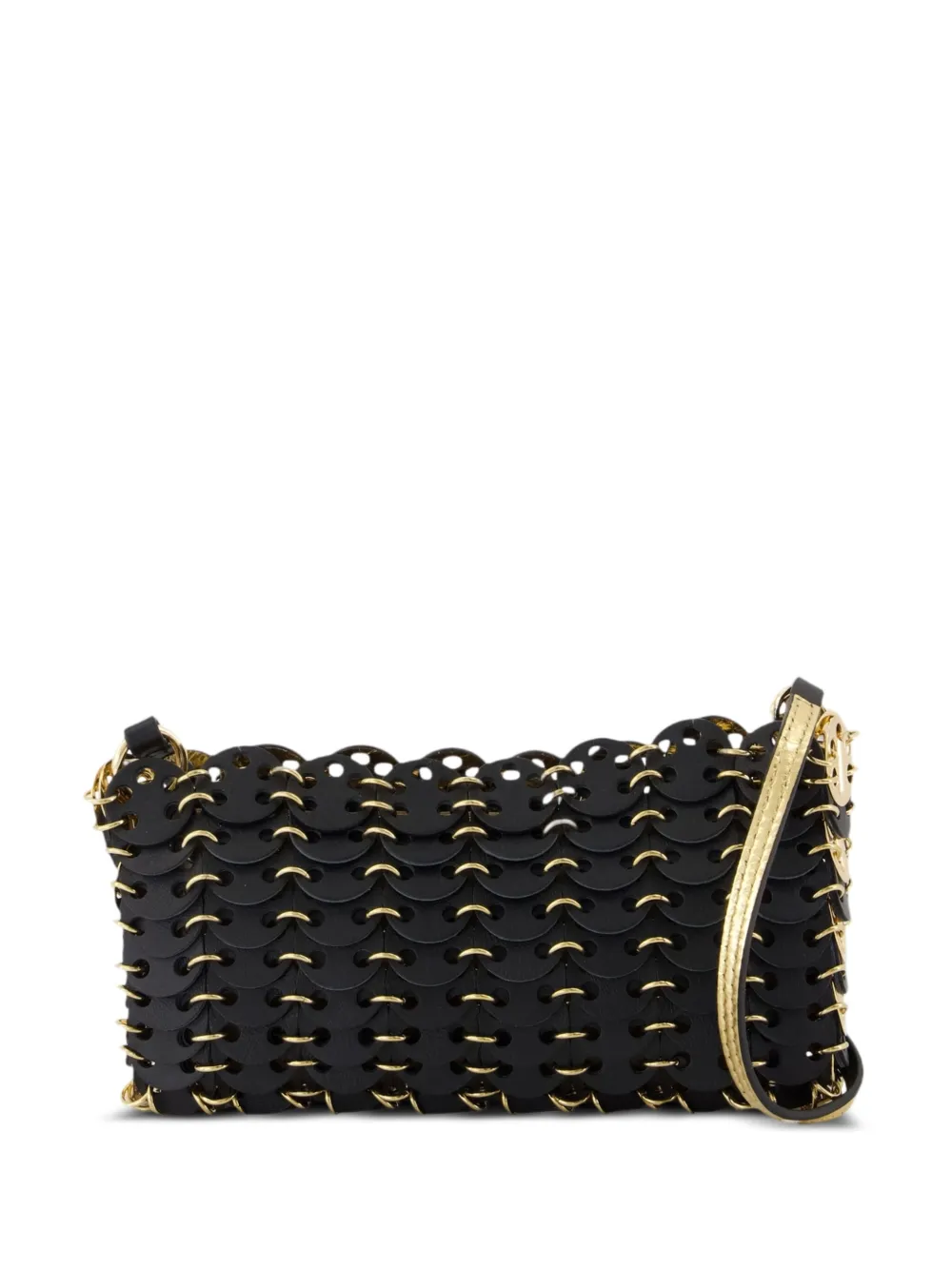 Rabanne nano 1969 shoulder bag Zwart