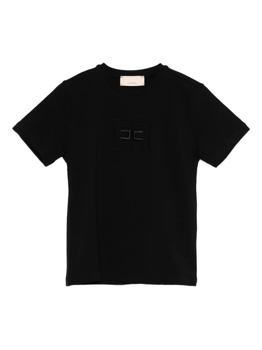 Elisabetta Franchi Kids T-shirt con logo - Nero