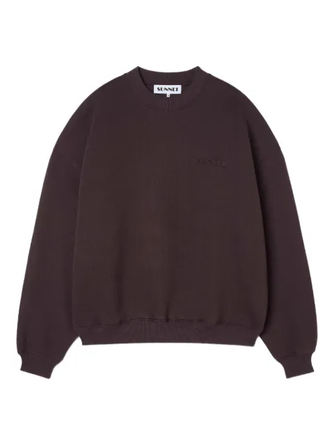 Sunnei embroidered crew-neck sweatshirt