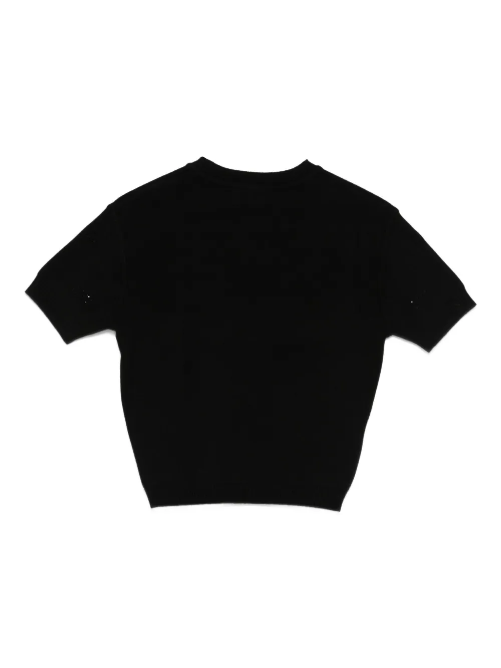 Elisabetta Franchi Kids embellished short-sleeve top Zwart