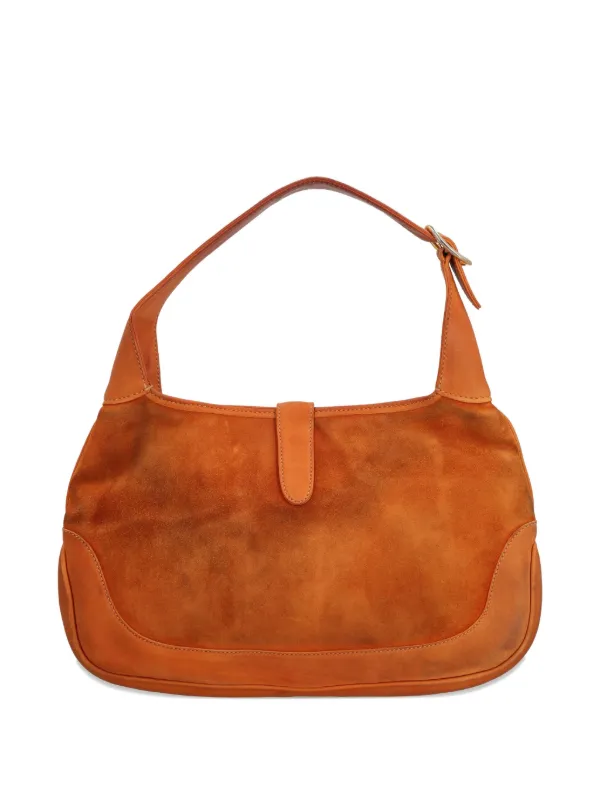 ショルダーバッグ GUCCI One shoulder bag leather Suede Gucci Pre-Owned 1961 Jackie Suede Tote Bag | Brown | FARFETCH ZA