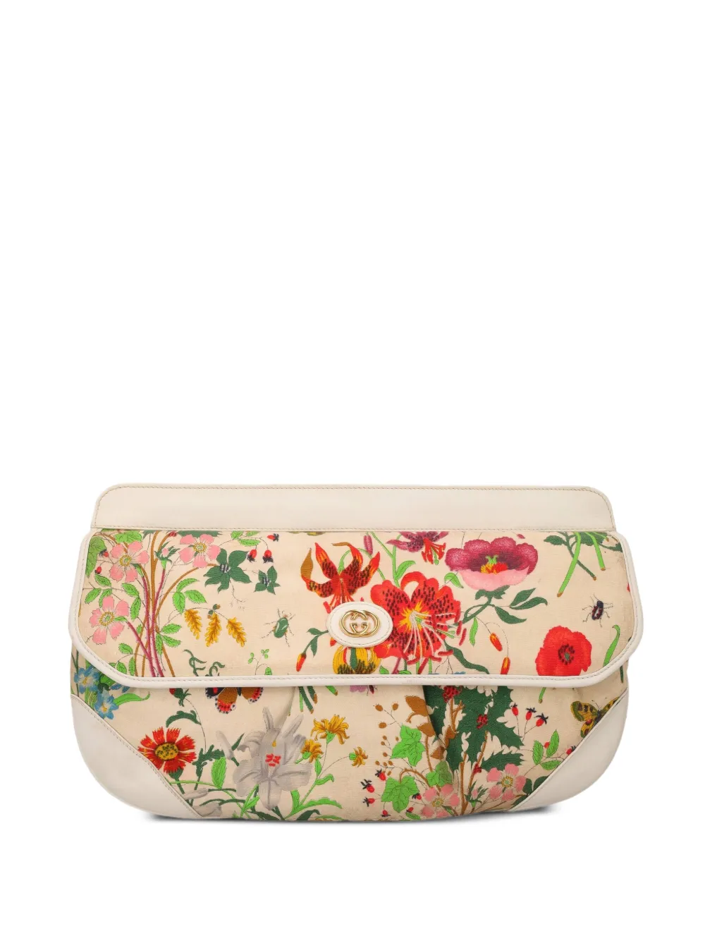 Gucci Pre-Owned Clutch Flora con battente - Toni neutri