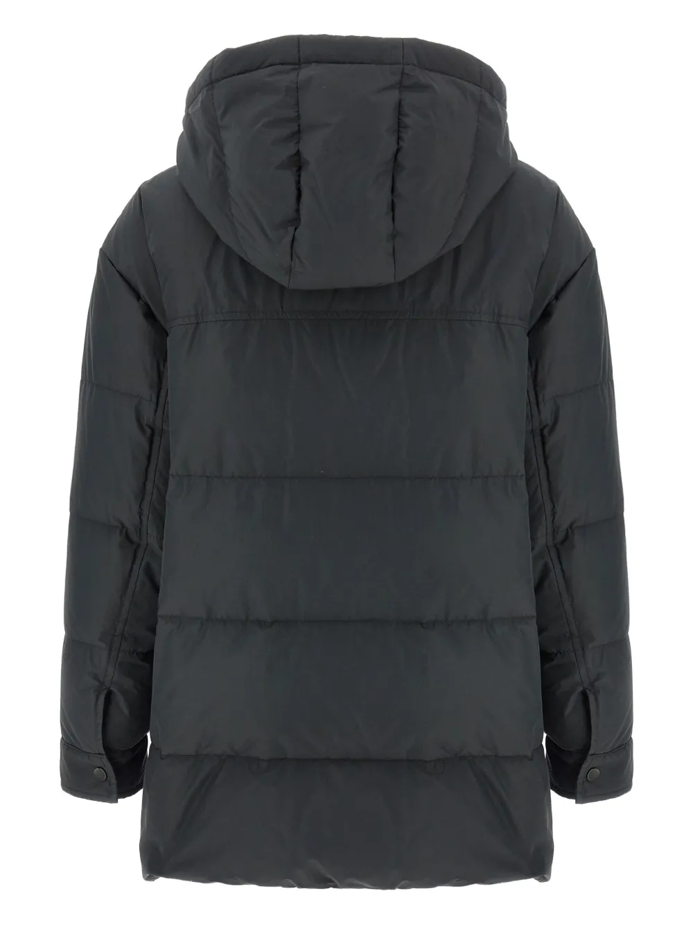 Brunello Cucinelli quilted padded pocket coat Grijs