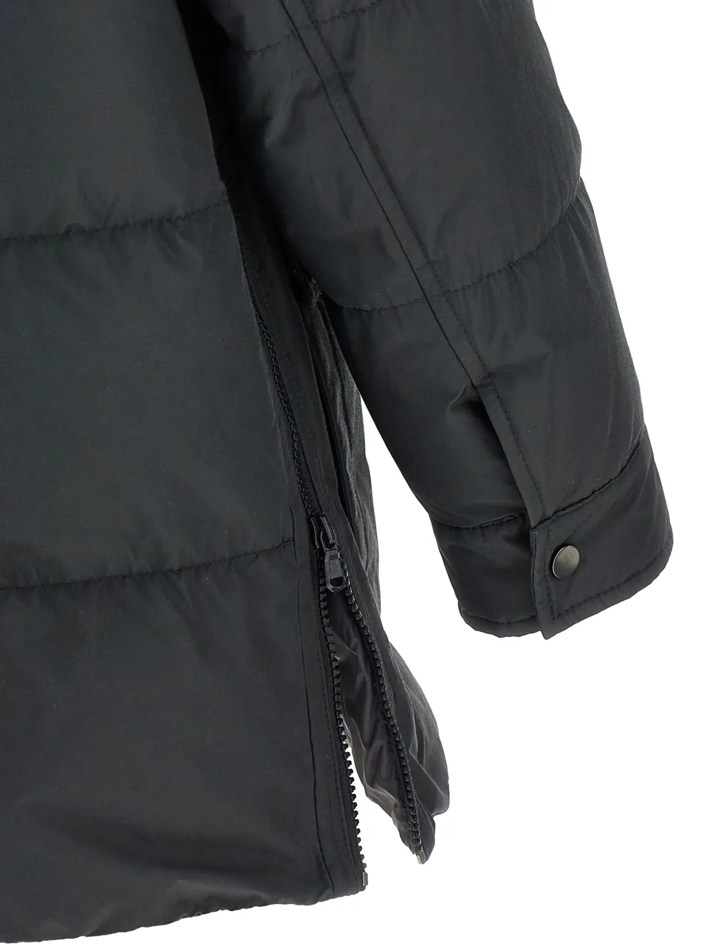 Brunello Cucinelli quilted padded pocket coat Grijs
