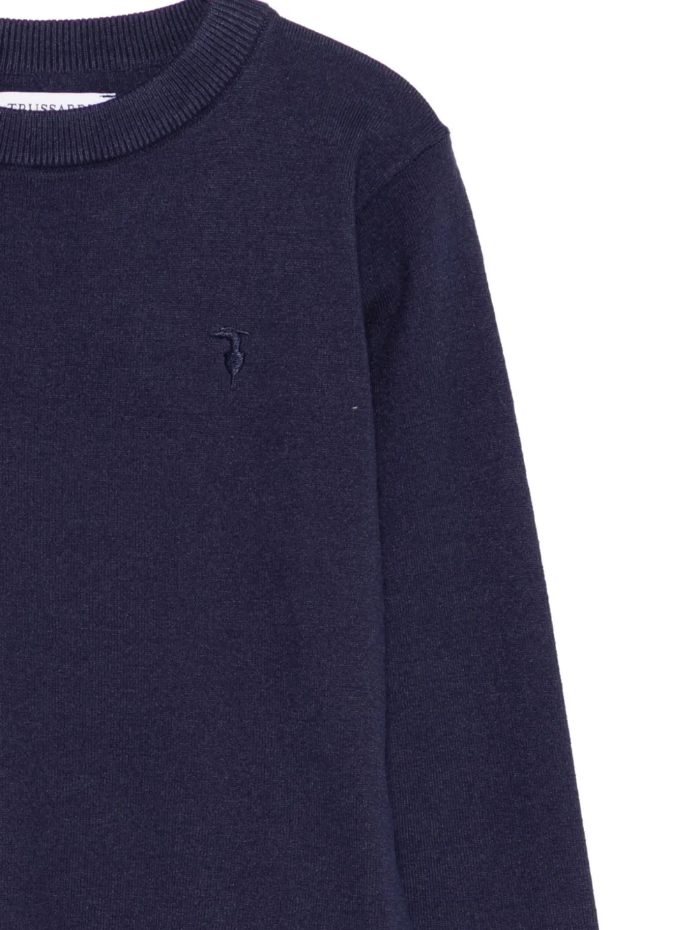 TRUSSARDI JUNIOR crew-neck sweater Blauw