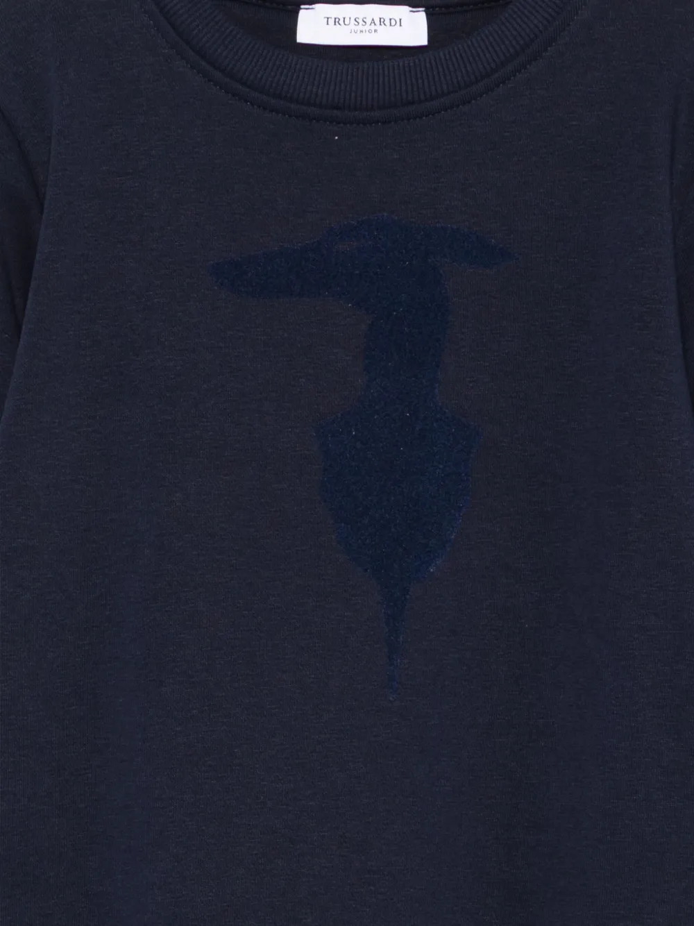 TRUSSARDI JUNIOR logo-print sweatshirt Blauw