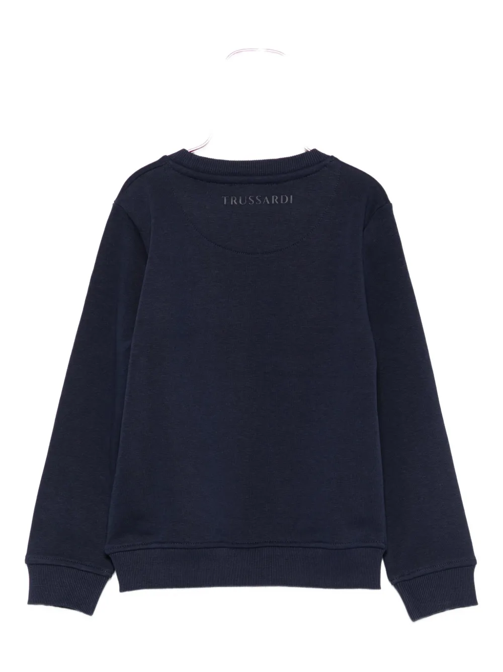 TRUSSARDI JUNIOR logo-print sweatshirt Blauw