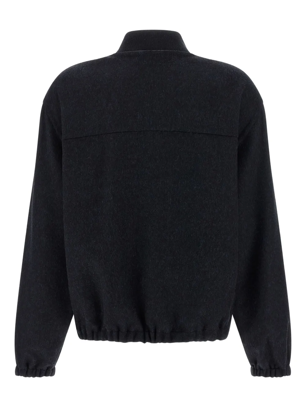Brunello Cucinelli drawstring-hem bomber jacket Blauw