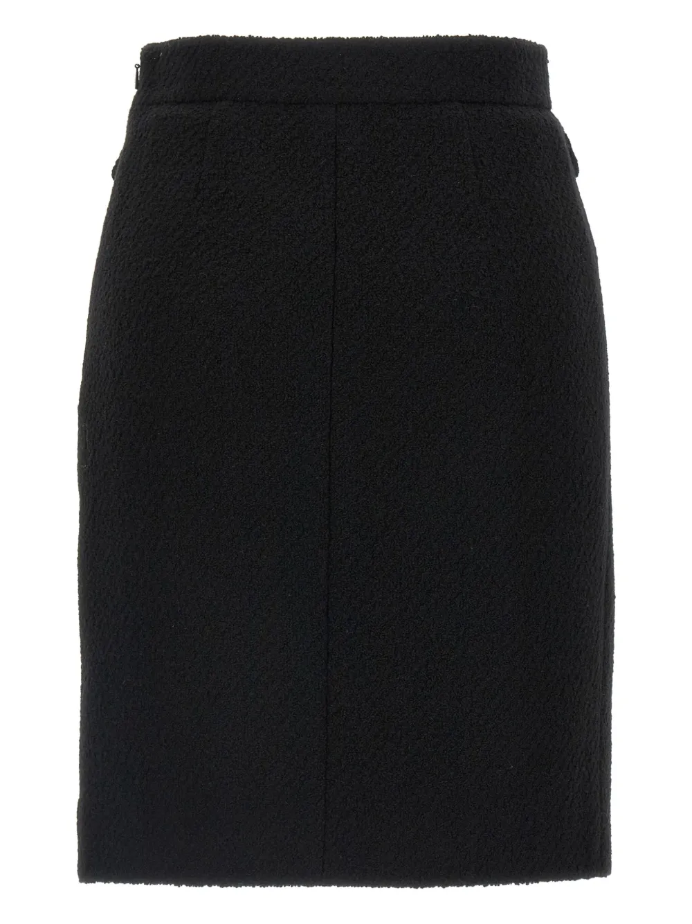 Chloé bouclé pocket midi skirt Zwart