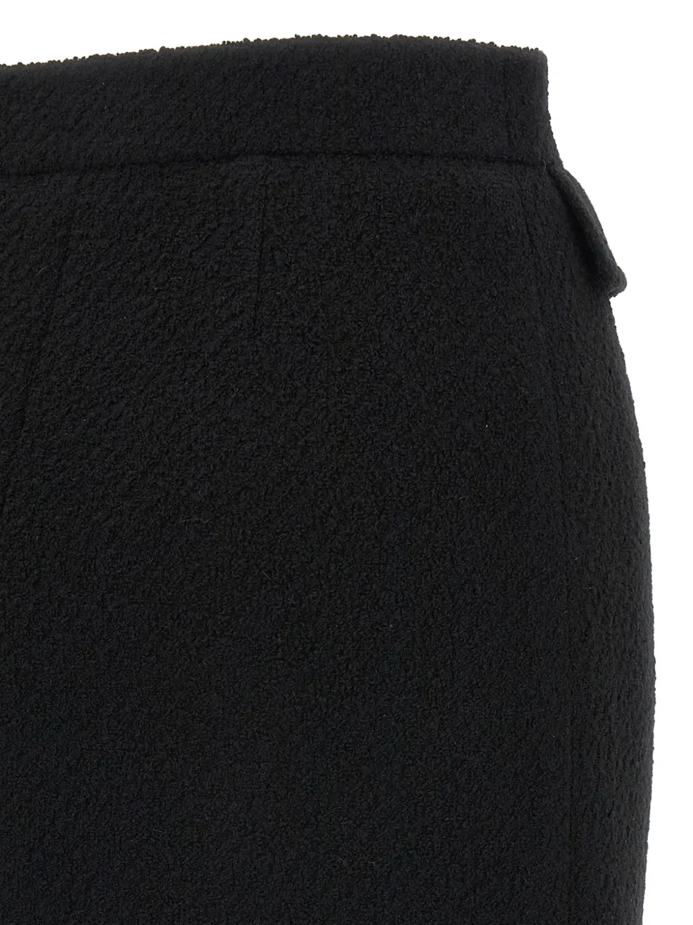 Chloé bouclé pocket midi skirt Zwart