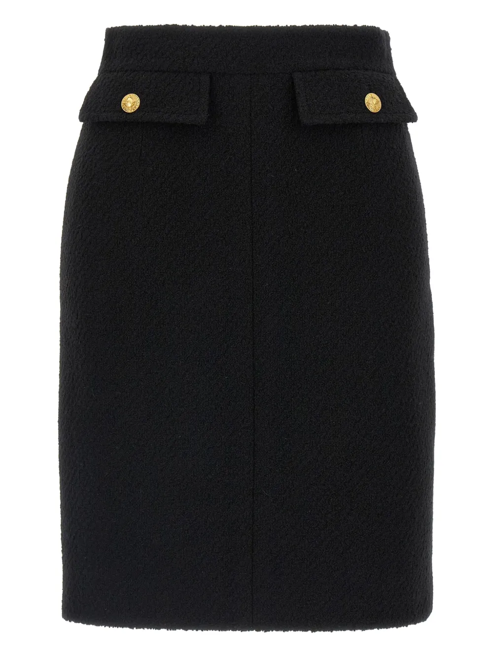 Chloé bouclé pocket midi skirt Zwart