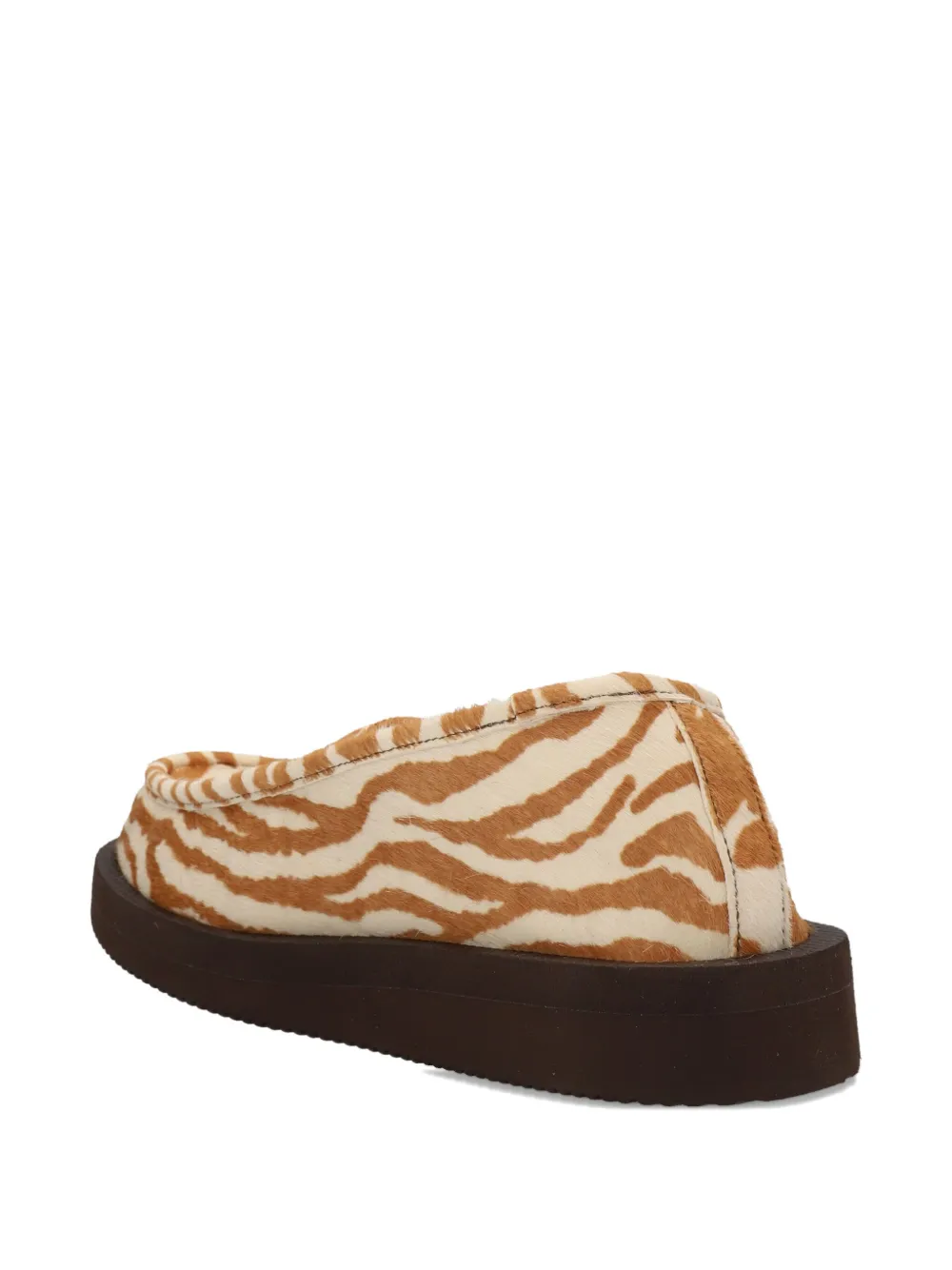 Suicoke VHL animal-print loafers Brown