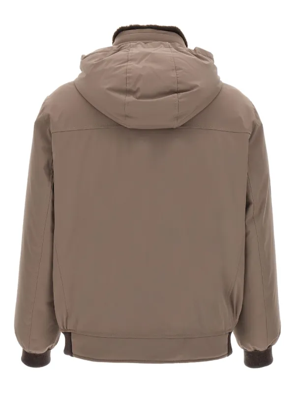 Brunello Cucinelli キルティング パデッドジャケット | グレー 