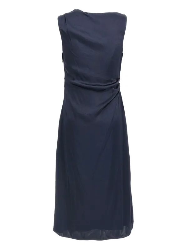 blue theory dress Just A Theory Blue Toile Cotton Dress, Medium - The Mint Julep Boutique main image 0