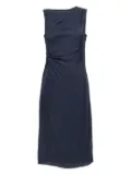 Theory draped midi dress - Blue