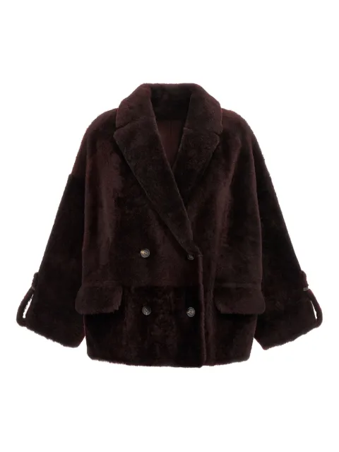 Brunello Cucinelli Wendbare Jacke aus Shearling