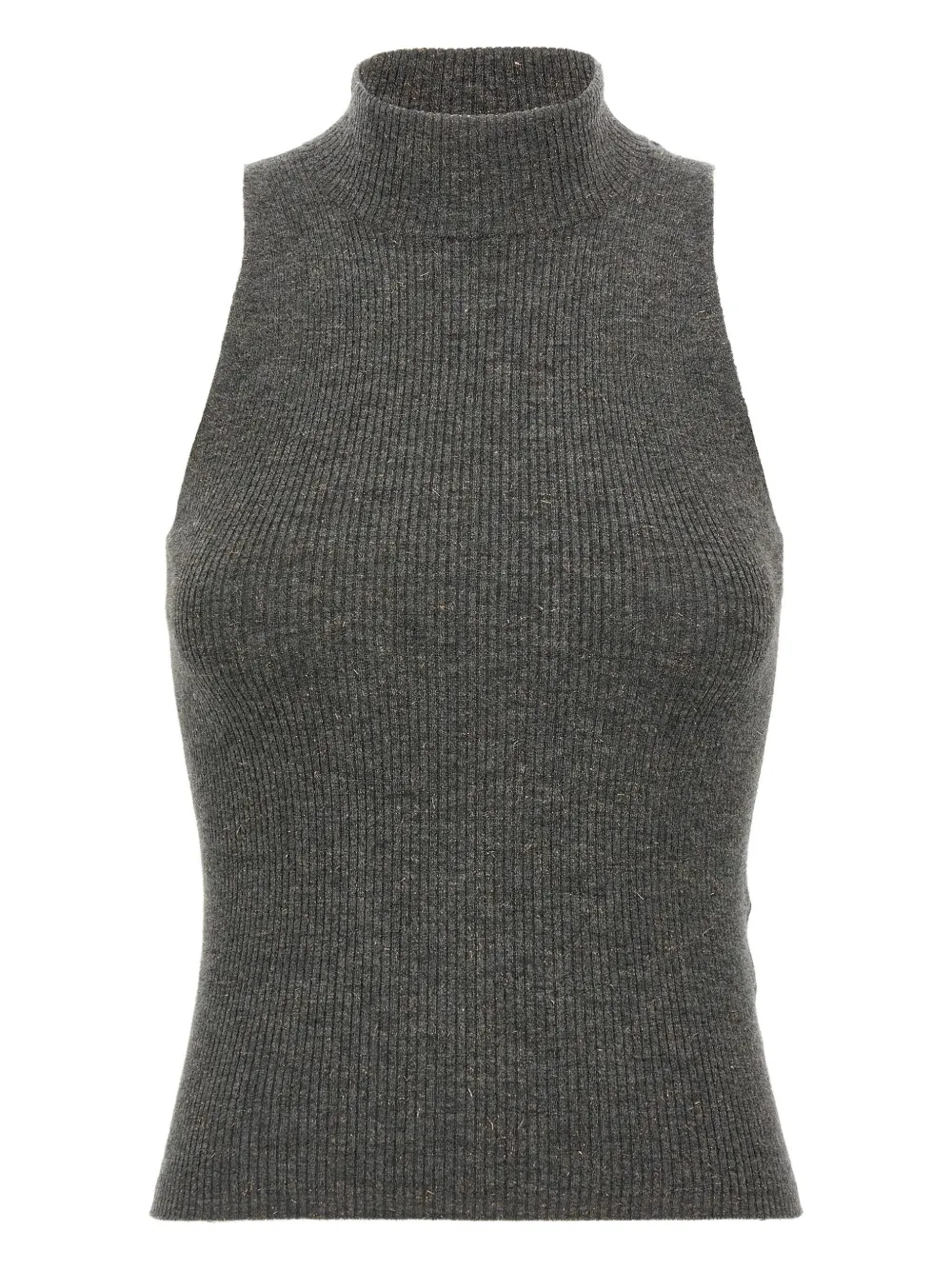 Brunello Cucinelli ribbed top Grijs
