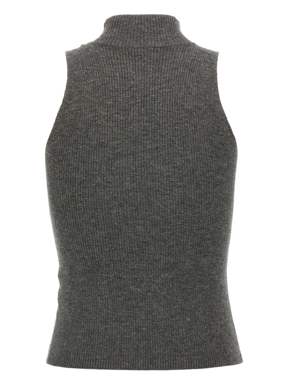 Brunello Cucinelli ribbed top Grijs
