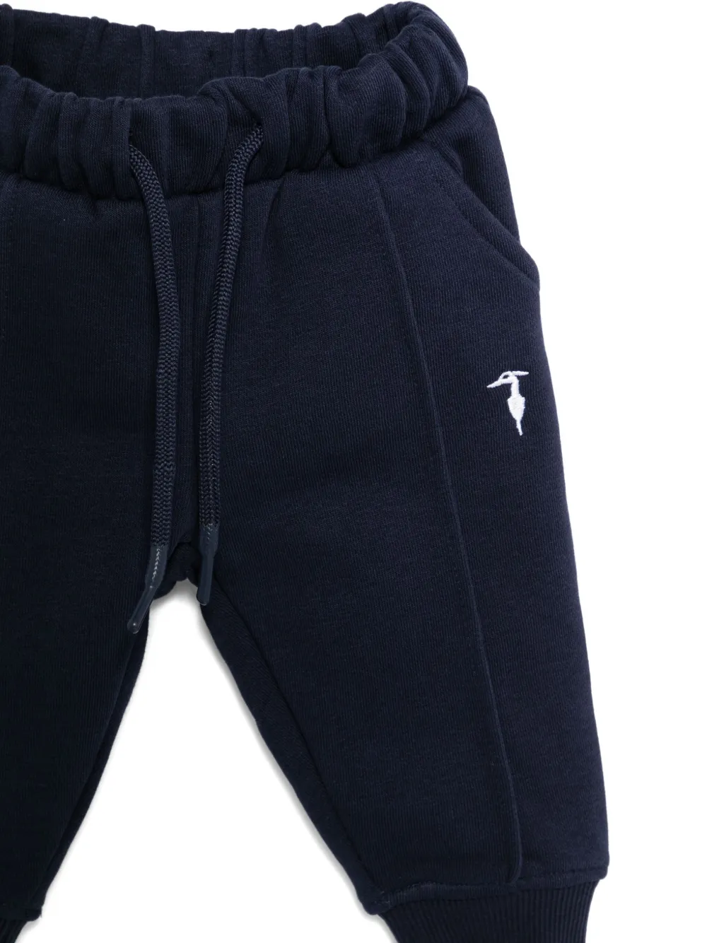 TRUSSARDI JUNIOR logo-embroidered tracksuit Blauw