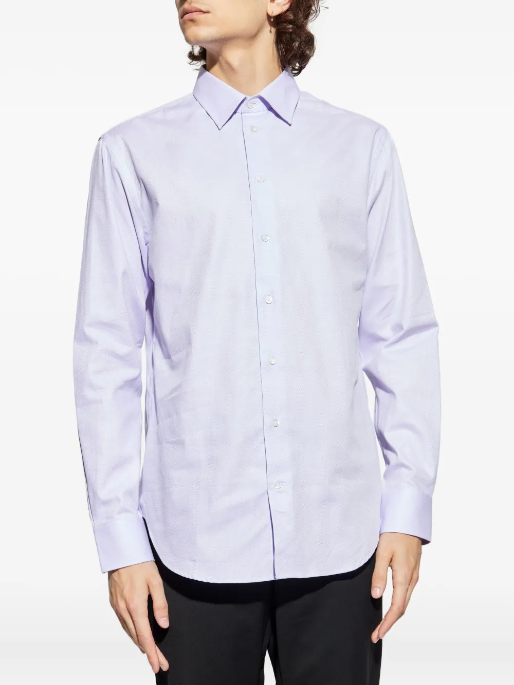 Emporio Armani Button-down overhemd Wit