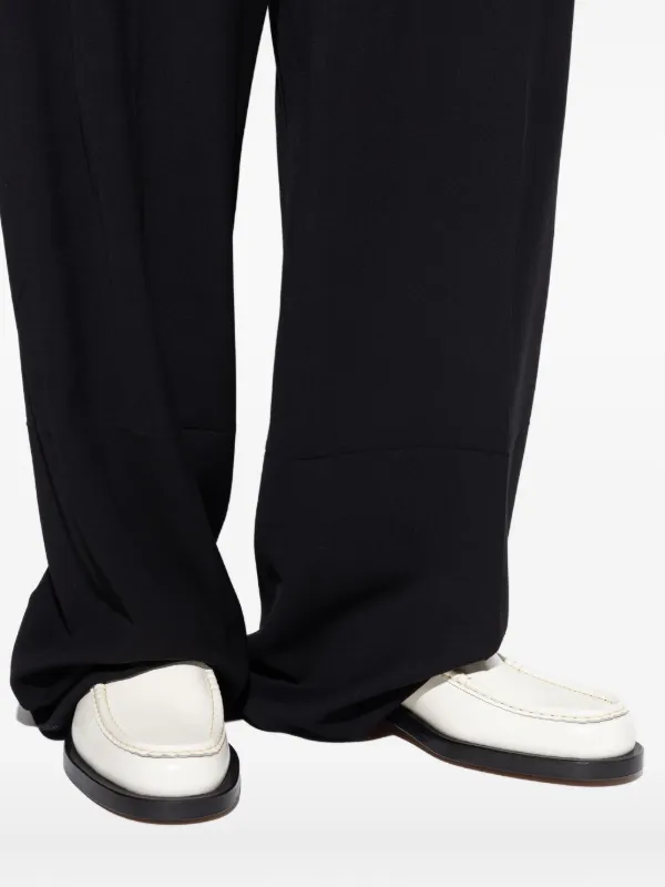 Jacquemus Les Mocassins Leather Loafers | White | FARFETCH JO