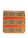 Versace baroque-print quilted duvet (270cm x 270cm) - Orange