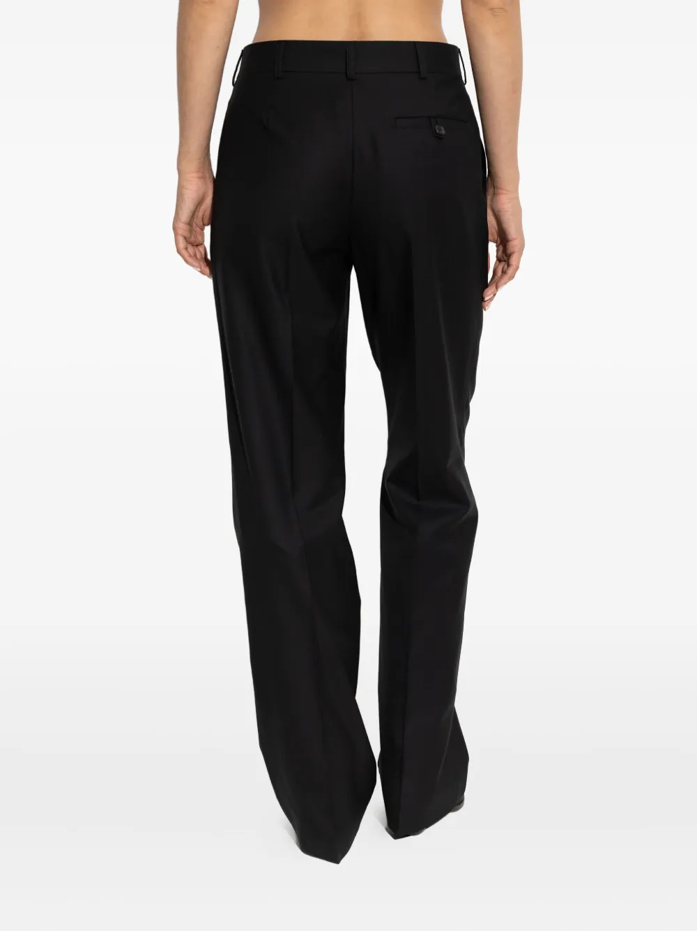 Moschino wool trousers Zwart