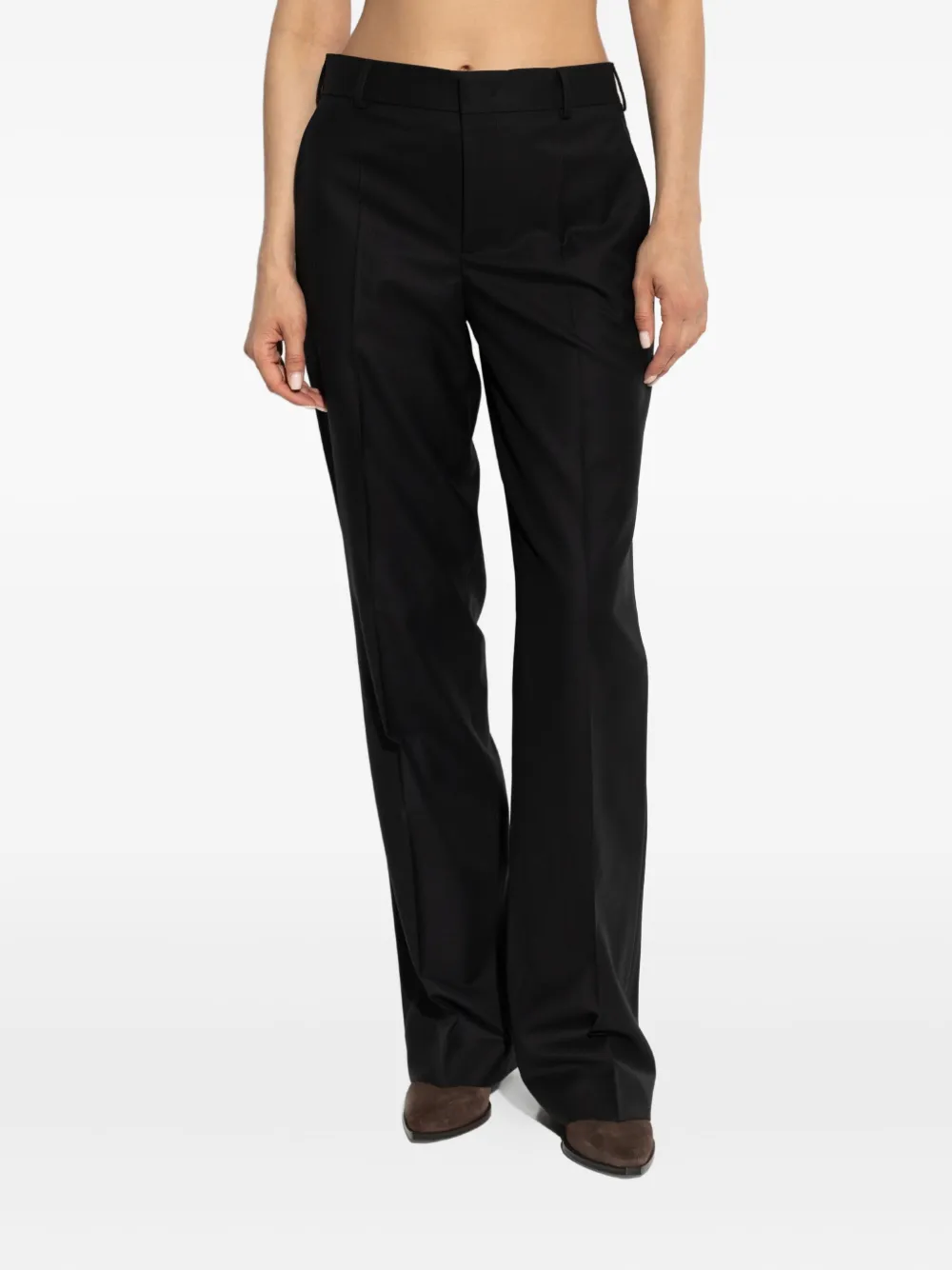 Moschino wool trousers Zwart