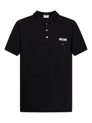Burberry Camisa Polo Com Logo Equestrian Knight | Preto | FARFETCH BR
