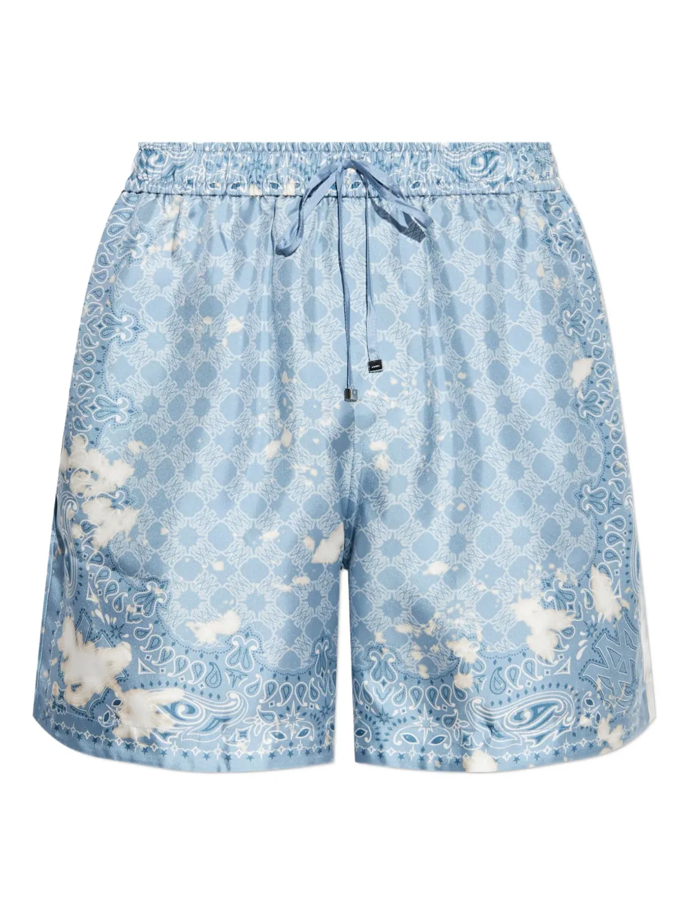 AMIRI Shorts met print Blauw