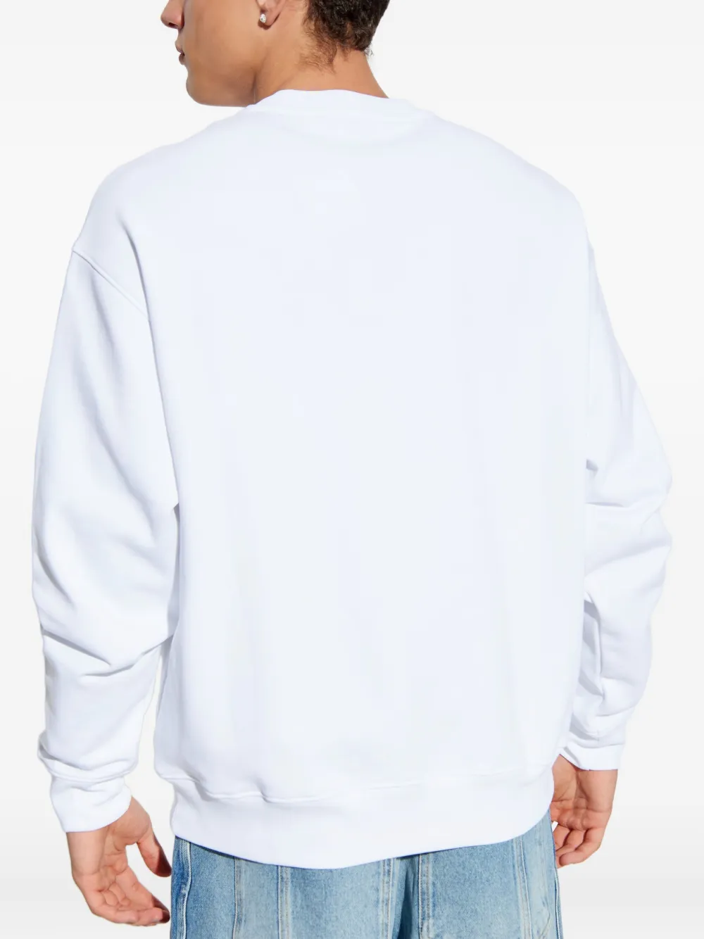 Moschino Sweater met borduurwerk Wit