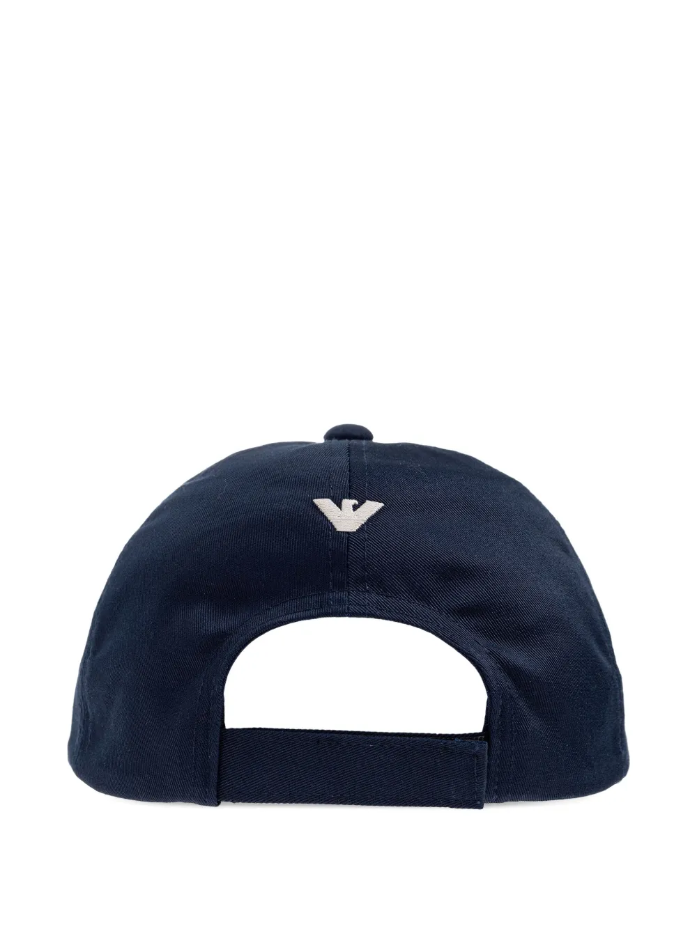 Emporio Armani logo-embroidered baseball cap - Blauw
