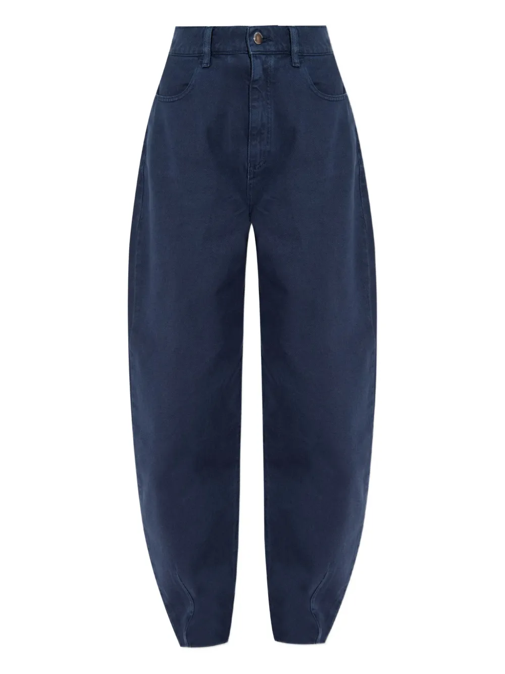 Emporio Armani logo-plaque jeans Blauw