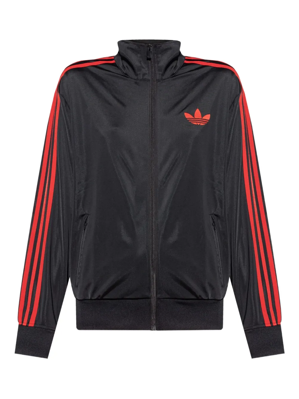 adidas Adicolor Classic Firebird three-stripe track jacket Zwart
