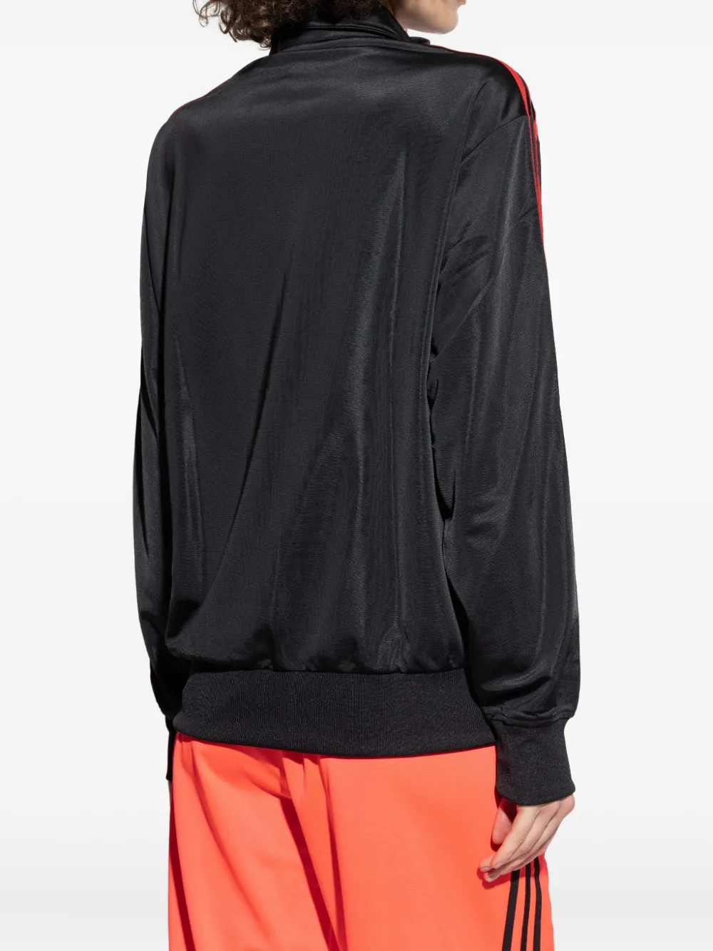 adidas Adicolor Classic Firebird three-stripe track jacket Zwart