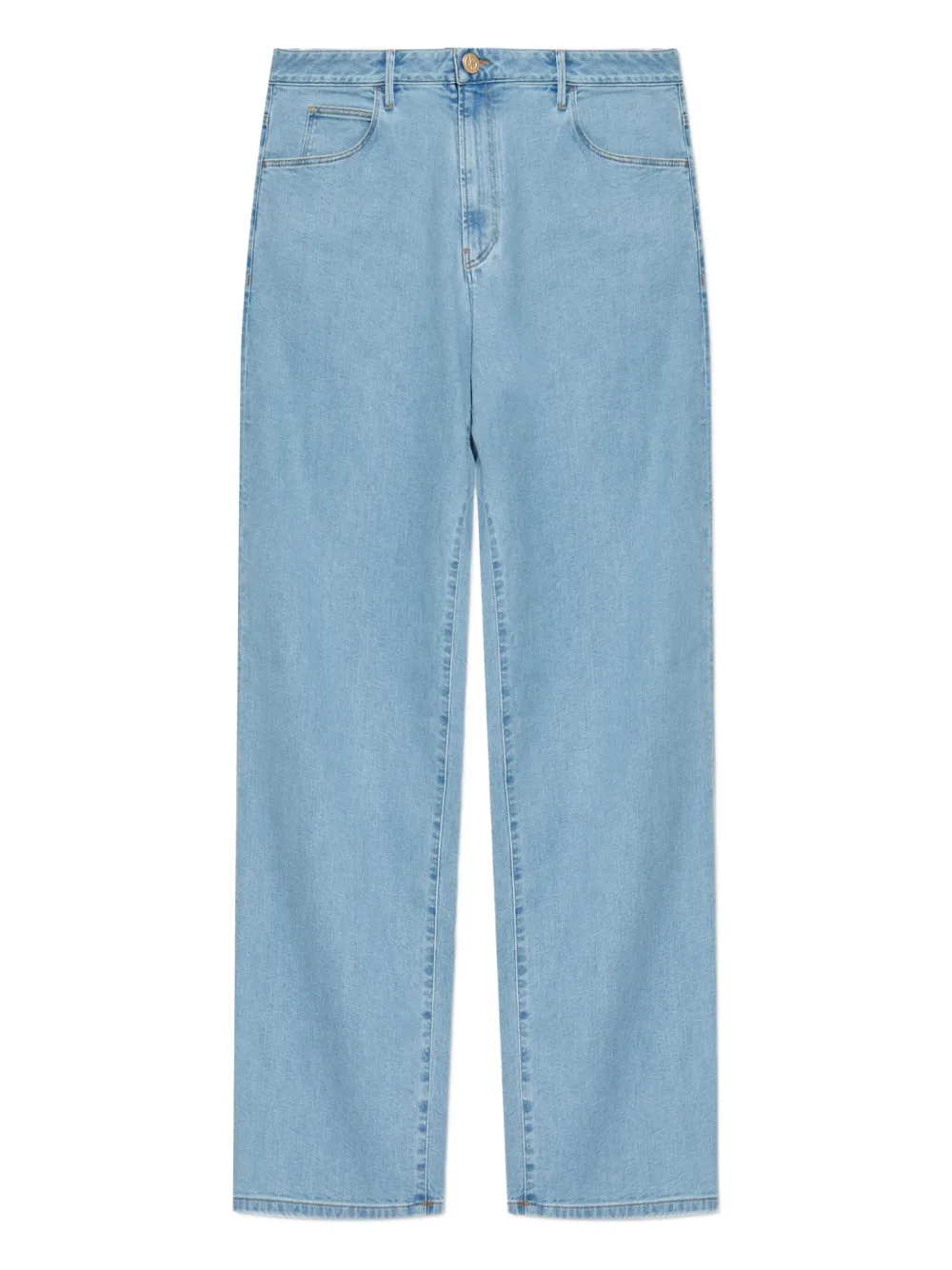 Giorgio Armani Jeans met wijde pijpen Blauw