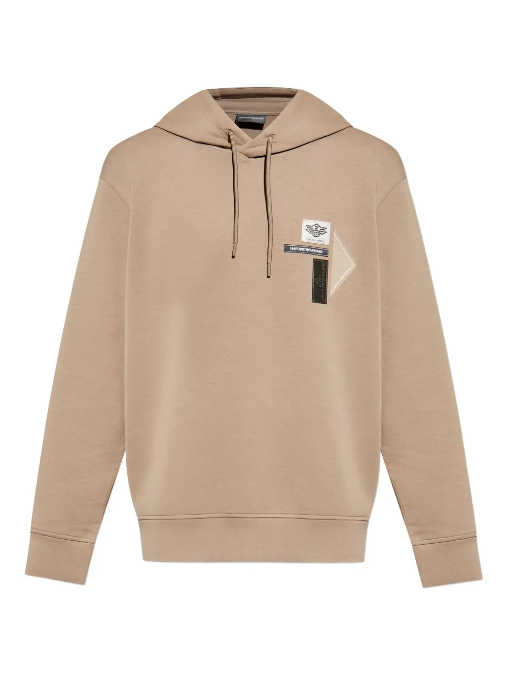 logo-patch hoodie