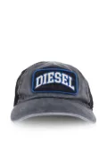 Diesel logo-patch mesh-back cap - Blue