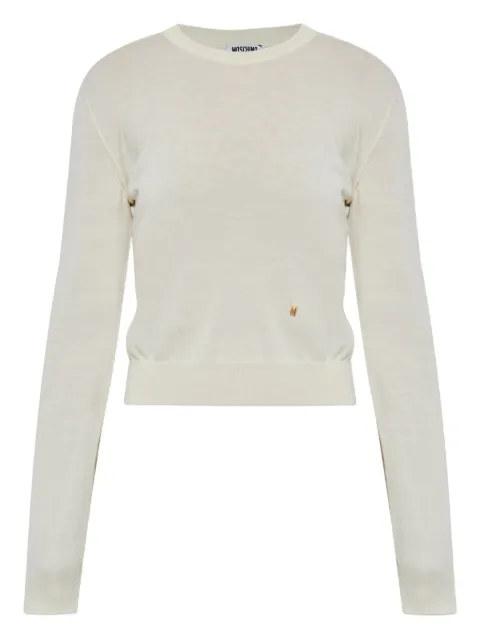 Moschino logo-detail wool sweater