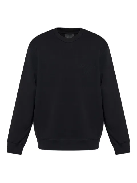 Emporio Armani embroidered logo sweatshirt