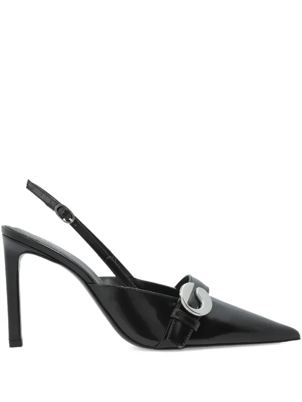 Coperni 110mm Slingback Pointed-toe Pumps in Black