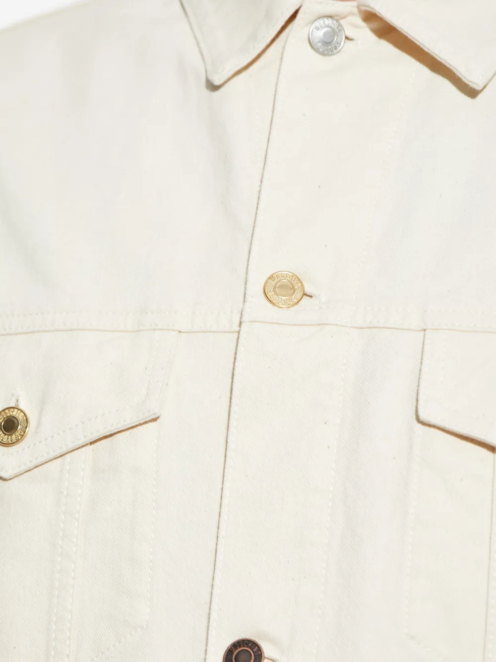 Moschino Jack met klepzak en knoopsluiting Beige