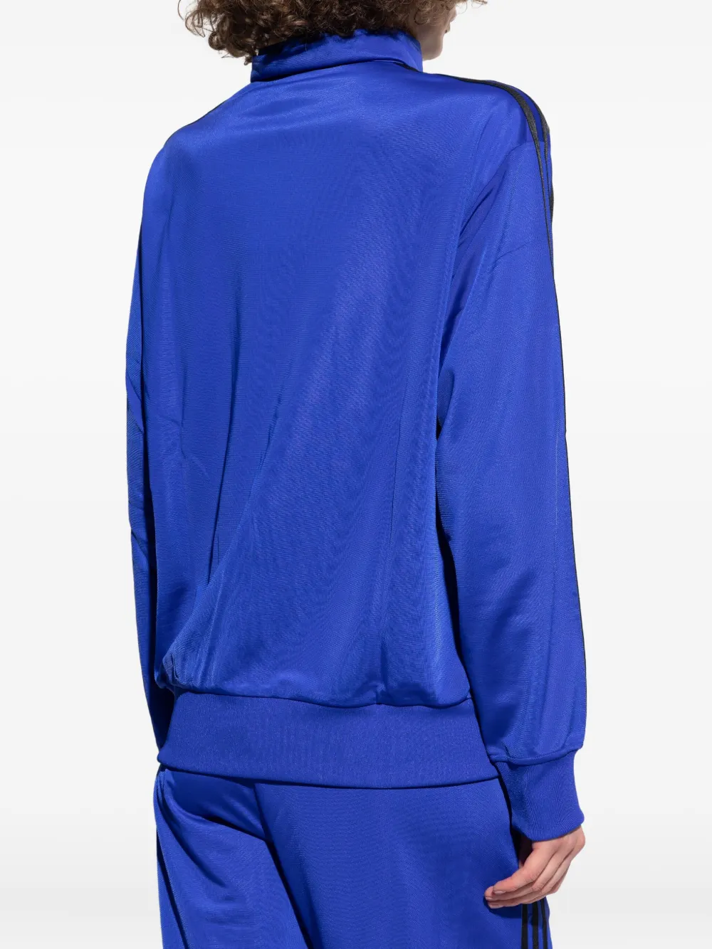 adidas Firebird three-stripe zip-up sweatshirt Blauw