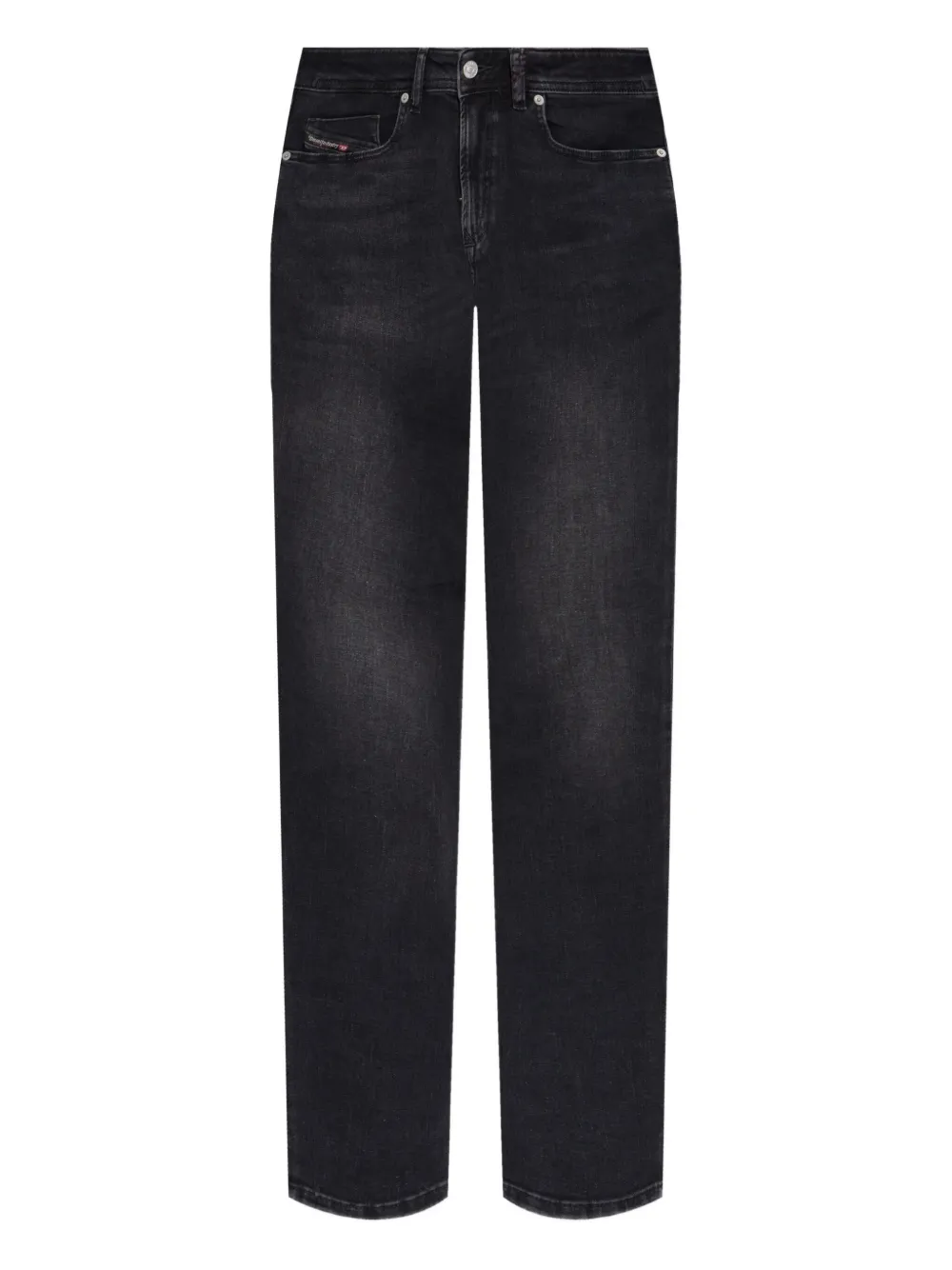 Diesel 1979 Slenker jeans met vervaagd effect Zwart